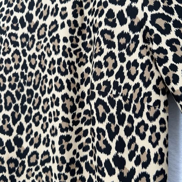 Jude Connally Dress Women XS Leopard Stretch USA Fitted Sabine Classic Polished - Picture 9 of 11